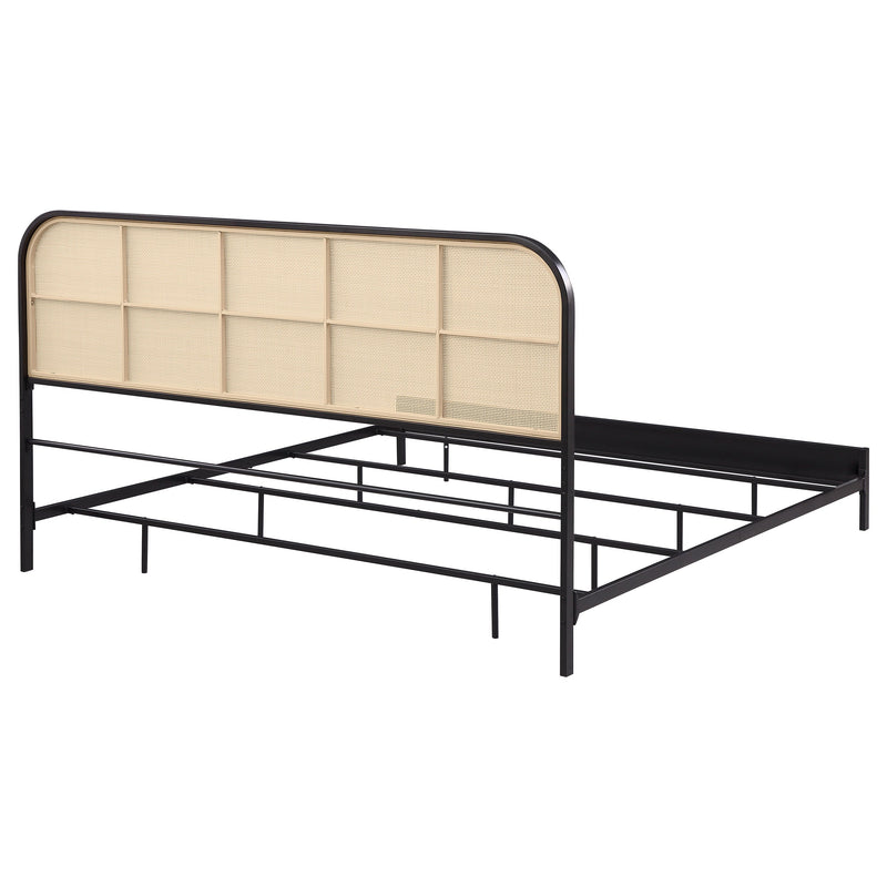 Amherst Radio Weave Rattan Metal Bed