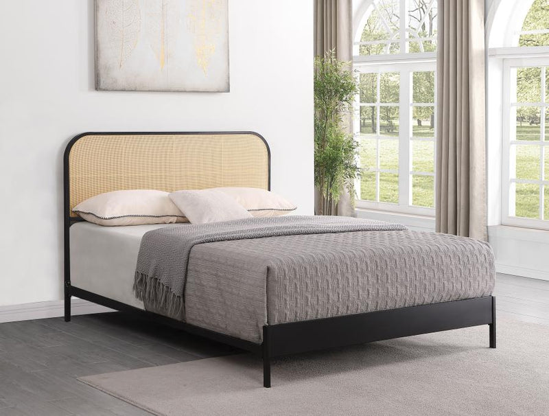 Amherst Radio Weave Rattan Metal Bed