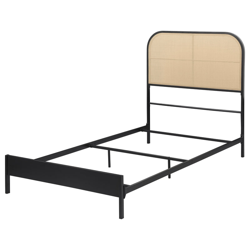 Amherst Radio Weave Rattan Metal Bed