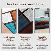 PREMIUM Design 3995 Mocha 7 Foot Round (6'6x6'6" Round)"