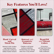 PREMIUM Design 3995 Red 2x8 Runner (2'2x7'3")"
