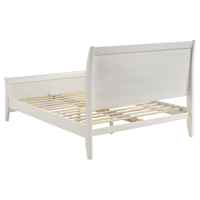 Selena Bedroom Set Sleigh Headboard Buttermilk