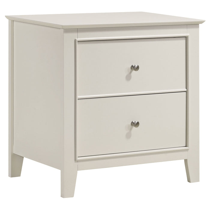 Selena Storage Bedroom Set with Sleigh Headboard Buttermilk