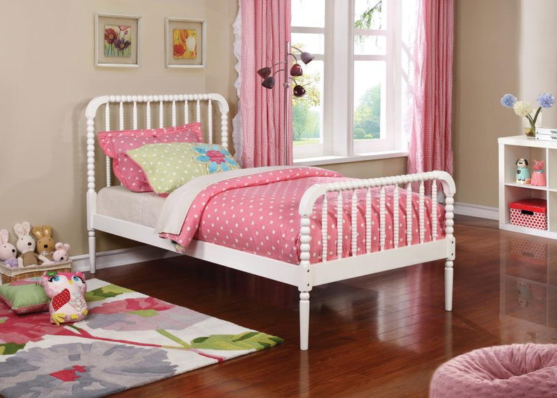 Cama Jones Wood Twin con marco abierto