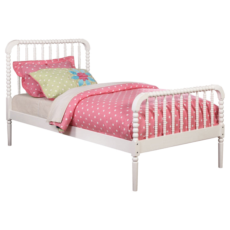 Cama Jones Wood Twin con marco abierto