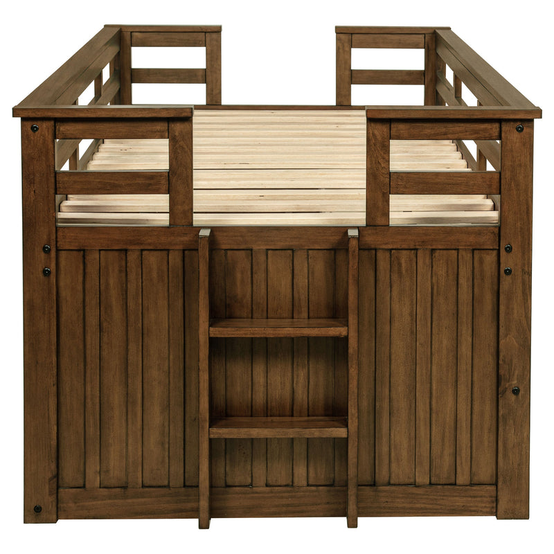 Cama nido doble Carlsbad Wood con cama extraíble