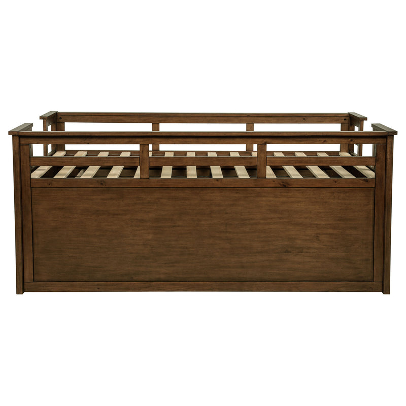 Cama nido doble Carlsbad Wood con cama extraíble