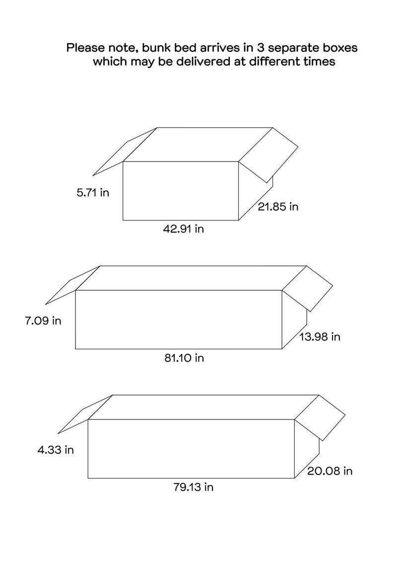 Flynn Wood Twin Over Twin Bunk Bed Weathered Brown