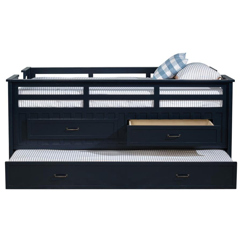 Carlsbad Wood Captains Bed With Trundle