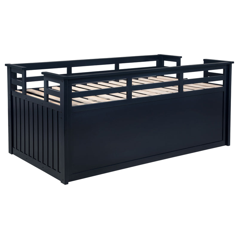 Cama nido doble Carlsbad Wood con cama extraíble