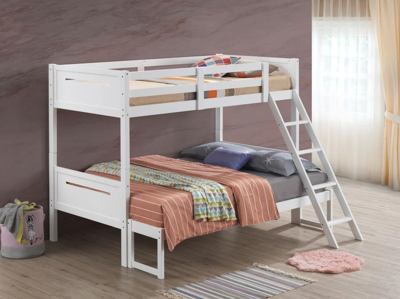 Littleton Wood Twin Over Twin Bunk Bed Espresso