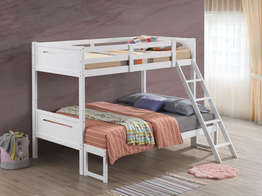 Littleton Wood Twin Over Twin Bunk Bed Espresso