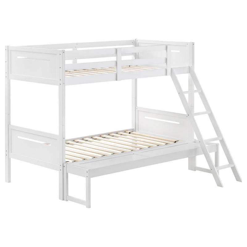 Littleton Wood Twin Over Twin Bunk Bed Espresso