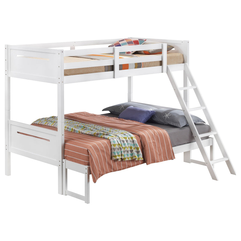 Littleton Wood Twin Over Twin Bunk Bed Espresso