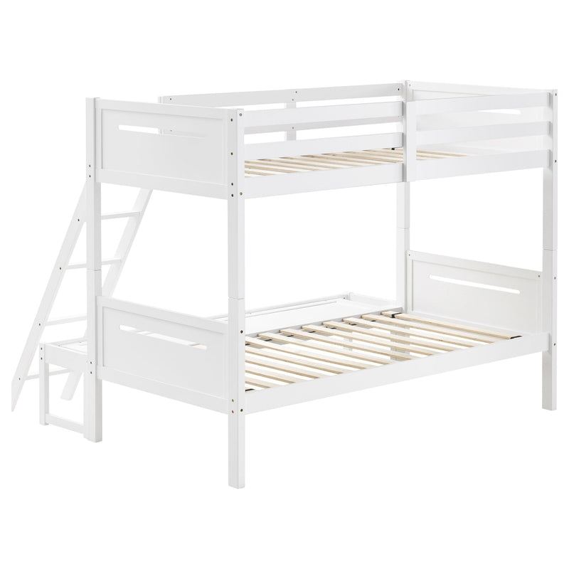 Littleton Wood Twin Over Twin Bunk Bed Espresso