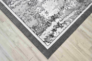SULTAN Rug DESIGN 407 Black 2x8 Runner (2'2x7'3")"