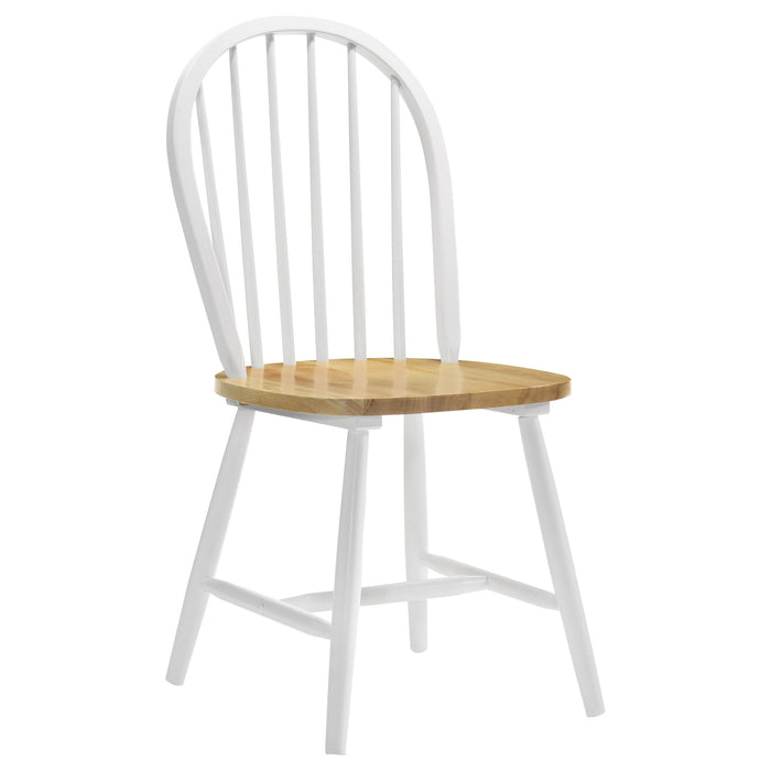 Allison  Round Drop Leaf Dining Table Set White