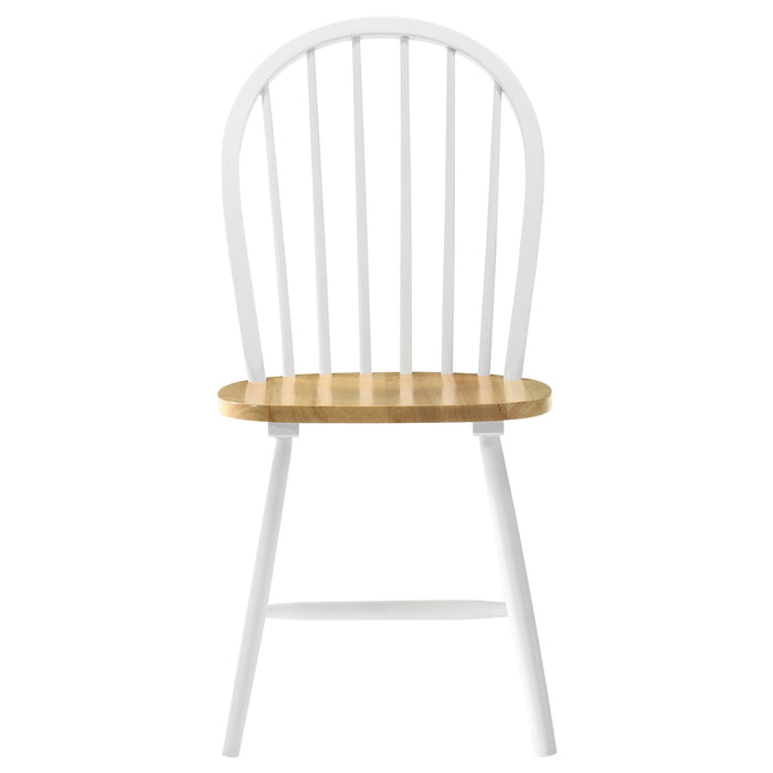 Allison  Round Drop Leaf Dining Table Set White