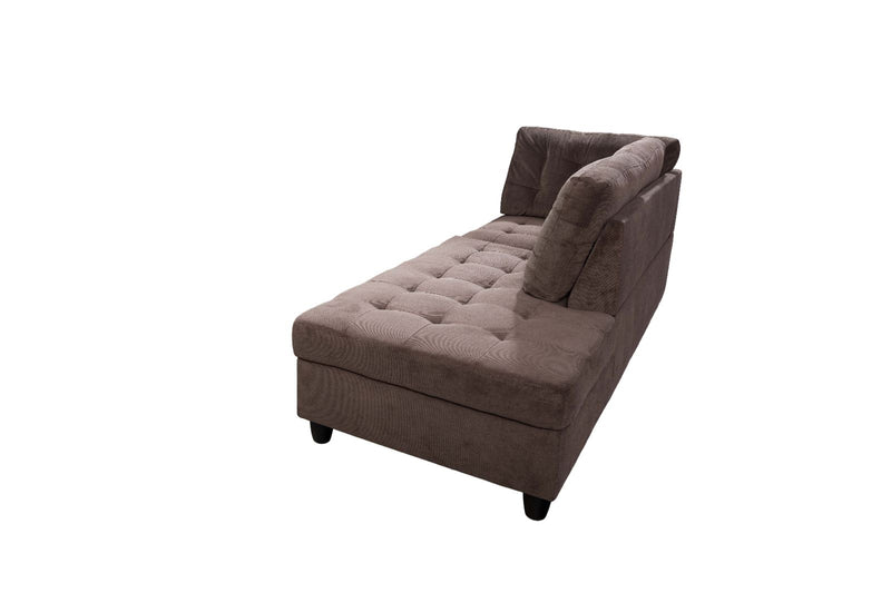Crew Espresso Sofa/Chaise Living Room Collection