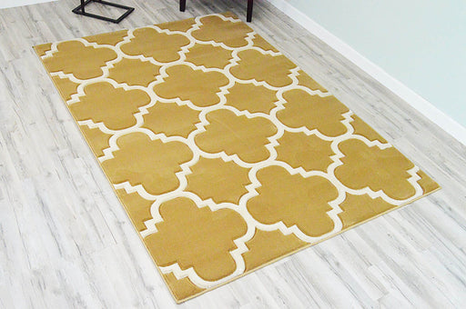 PREMIUM Rug Design 4518 Beige 4x6 (3'9x5'3")"