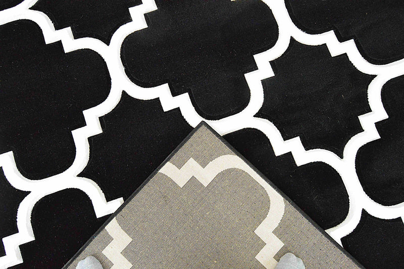 PREMIUM Rug Design 4518 Black 2x8 Runner (2'2x7'3")"
