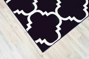 PREMIUM Rug Design 4518 Black 8x11 (7'8x10'8")"