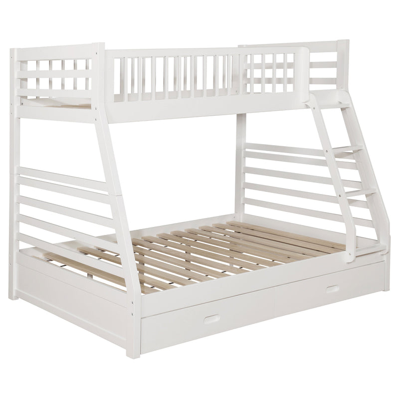 Ashton 2-drawer Wood Twin Over Full Bunk Bed