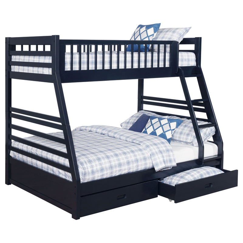 Ashton 2-drawer Wood Twin Over Full Bunk Bed