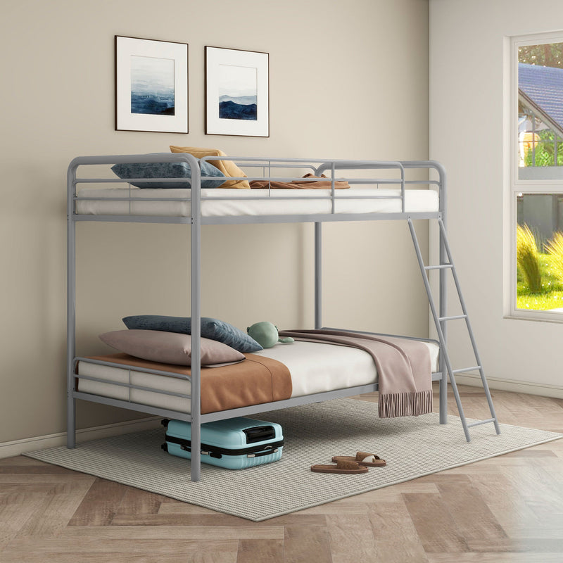 Carson Metal Twin Over Twin Bunk Bed Glossy