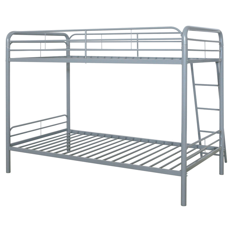 Carson Metal Twin Over Twin Bunk Bed Glossy
