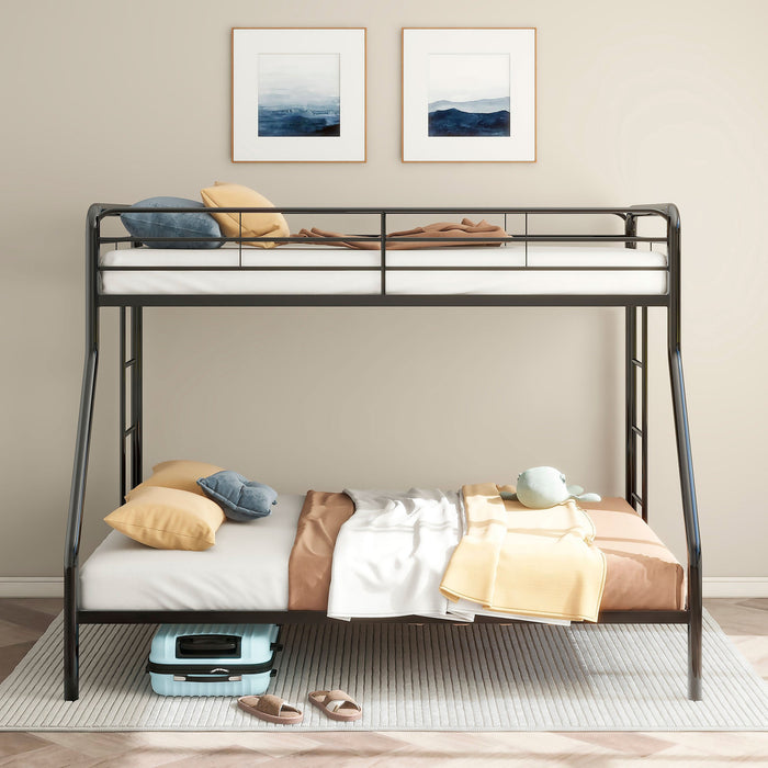 Carson Metal Twin Over Twin Bunk Bed Glossy