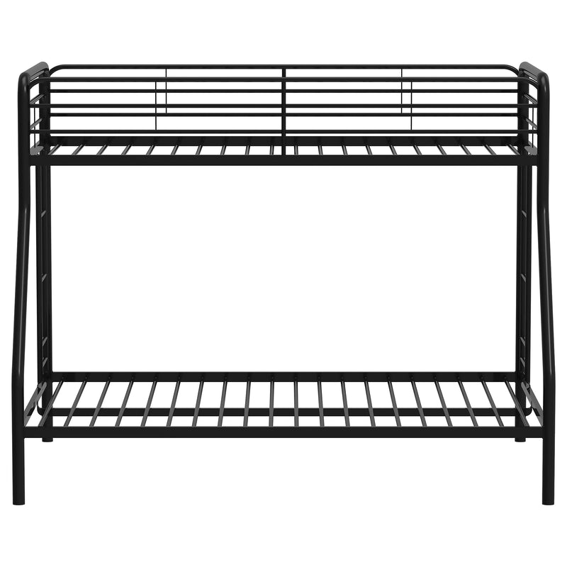 Carson Metal Twin Over Twin Bunk Bed Glossy