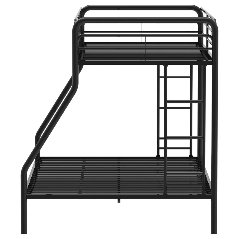 Carson Metal Twin Over Twin Bunk Bed Glossy