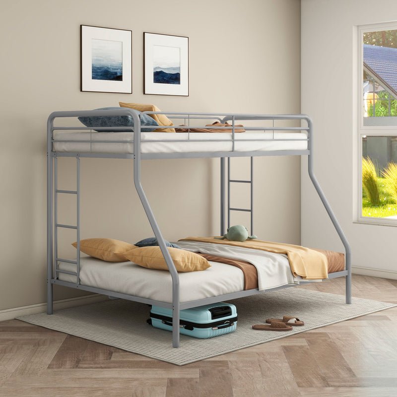 Carson Metal Twin Over Twin Bunk Bed Glossy