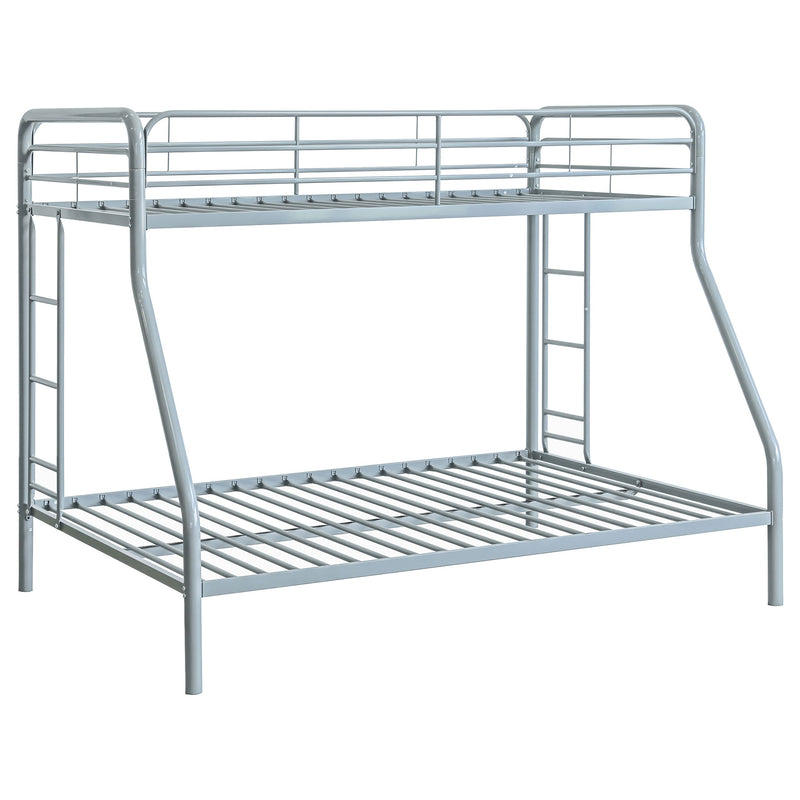 Carson Metal Twin Over Twin Bunk Bed Glossy