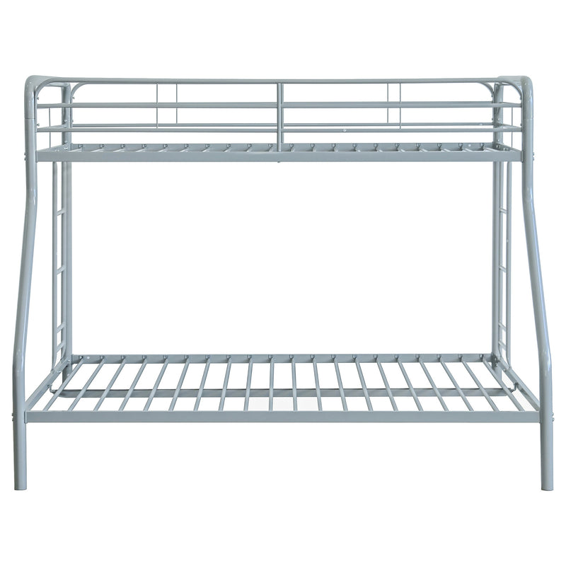 Carson Metal Twin Over Twin Bunk Bed Glossy