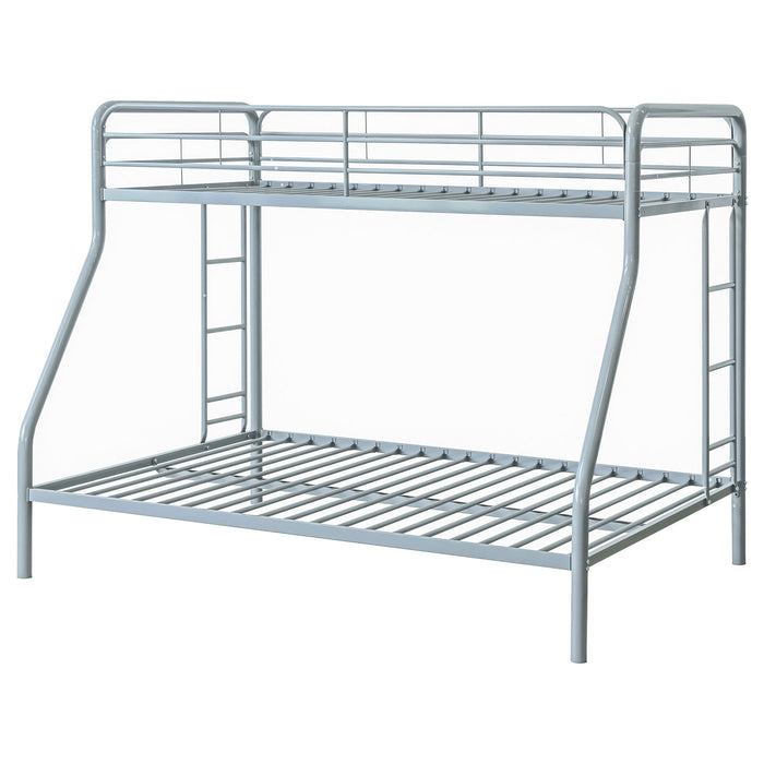 Carson Metal Twin Over Twin Bunk Bed Glossy