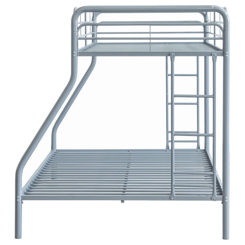Carson Metal Twin Over Twin Bunk Bed Glossy