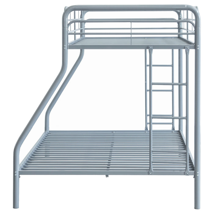 Carson Metal Twin Over Twin Bunk Bed Glossy