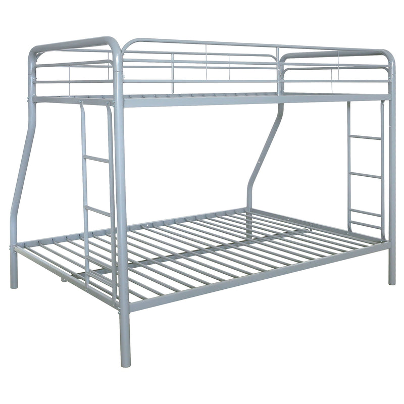 Carson Metal Twin Over Twin Bunk Bed Glossy