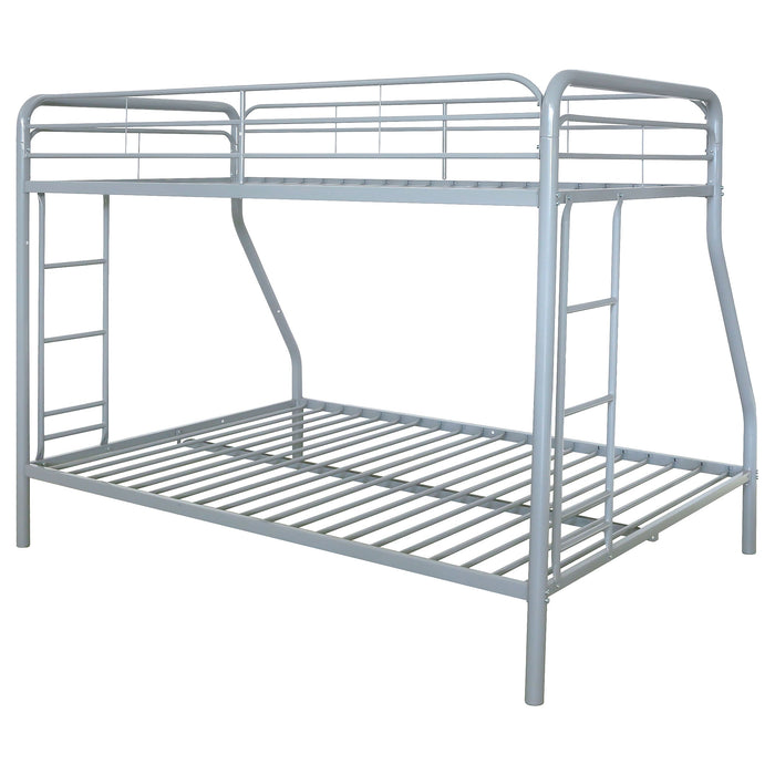 Carson Metal Twin Over Twin Bunk Bed Glossy