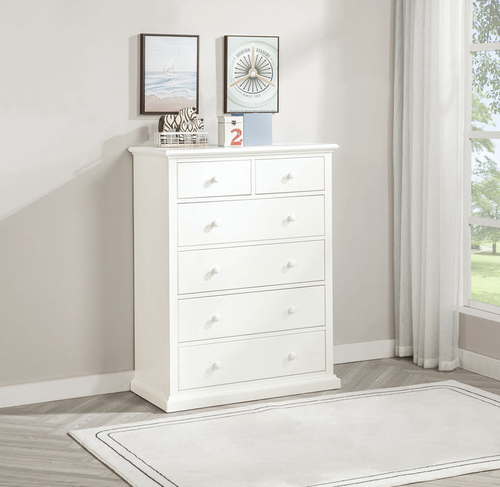 Sumerlin 6-drawer Bedroom Chest of Drawers Black