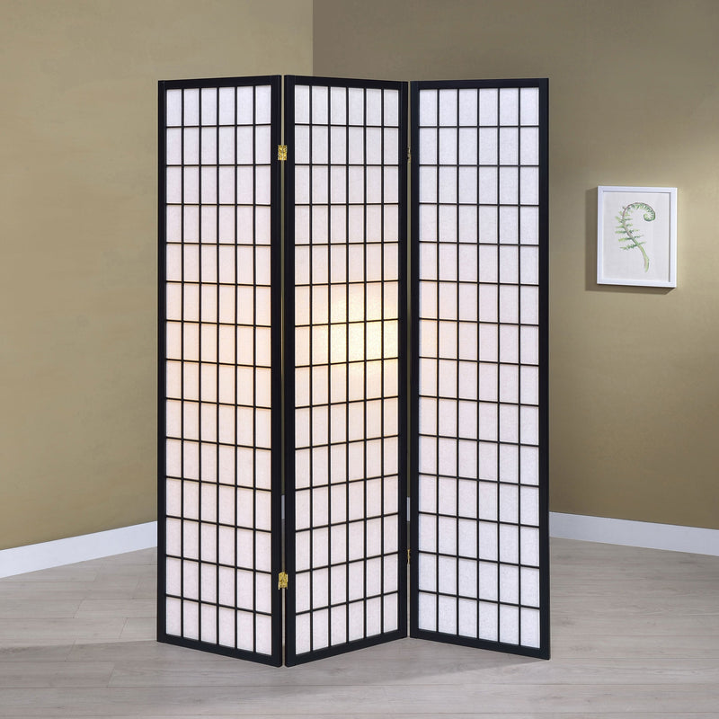 Carrie - Biombo plegable Shoji de 3 paneles
