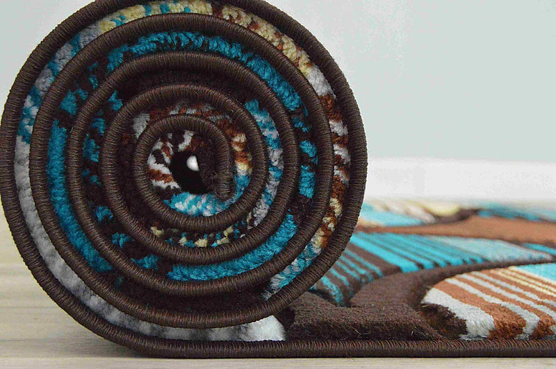 PREMIUM Rug Design 4828 Mocha 5x8 (5'2x7'5")"