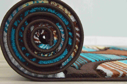 PREMIUM Rug Design 4828 Mocha 5x8 (5'2x7'5")"
