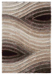 4D SHAGGY Rug Design 6496 Red 5x8 (5'2x7'5")"