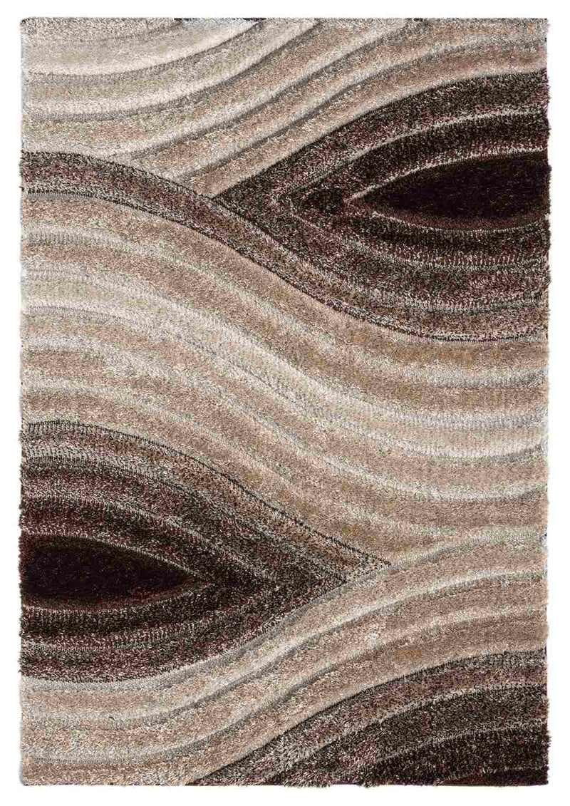 4D SHAGGY Rug Design 6496 Red 5x8 (5'2x7'5")"