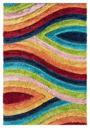 4D SHAGGY Rug Design 6496 Brown 5x8 (5'2x7'5")"