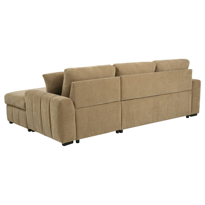 Pastrana Upholstered Sleeper Sectional Sofa RAF Chaise