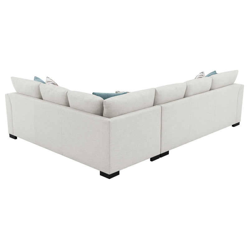 Sofá Seccional Cama Tapizado en Chenilla Ashford Greige